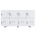 Ver imagem 5 de ARMÁRIO ESCANINHO GUARDA VOLUMES 8 PORTAS COM RODÍZIO M437.B MUNDI MOVEIS