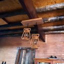Ver imagem 3 de Luminária Lustre Pendente 2 Lampião 110/220 V