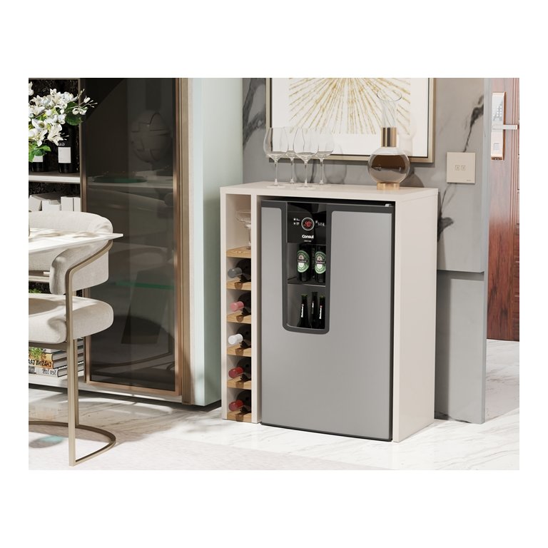 Adega Planejada Carvalho 4008 cor Off white / nature - Comprar moveis em casa