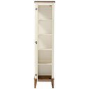 Ver imagem 2 de Cristaleira Laura 1 Porta Cor Off White com Amendoa 180 Cm - 63430