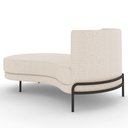 Ver imagem 4 de Sofá Chaise Longue Sala de Estar Living Lucca Esquerdo D02 Linho Cru D-461 - Lyam Decor