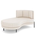 Ver imagem 1 de Sofá Chaise Longue Sala de Estar Living Lucca Esquerdo D02 Linho Cru D-461 - Lyam Decor