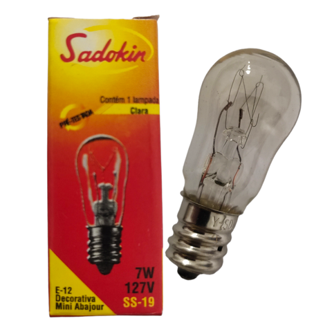 Lâmpada Decorativa Para Mini Abajur / lustre 7W 127V E12 Sinaleiro