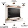 Painel para Tv 60 Pol com Bancada Suspensa 160cm Lewis D05 Off White Freijó - Lyam Decor - 4