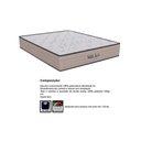 Ver imagem 2 de Conjunto Box Baú Casal: Colchão Espuma Orthoflex D33 Milão Double Face + Base Crc Suede Clean(