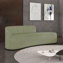 Ver imagem 2 de Sofá 4 Lugares Orgânico 220 Cm Morgan Bouclê Pistache D03 - D'Rossi