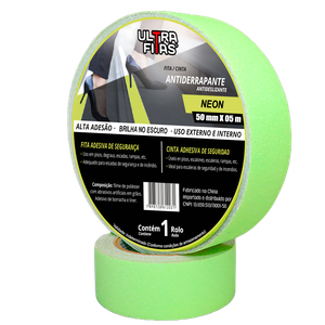Fita Antiderrapante 50 Mm X 05 Metros - Neon Vagalume