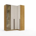 Ver imagem 3 de Guarda-roupa de Canto Reto Trend 4 Portas 1 Reflecta Altezza