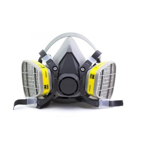 Mascara 3M 6200 com Filtros 6003 para Odores e Gases Acidos