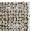 Ver imagem 6 de Pastilha De Vidro Preciosas Mescla Andromeda 30x30cm  La Bella