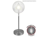 Ver imagem 4 de Kit 2 Abajur Luminária De Mesa Jabuticaba Harmony Prata