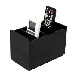 Suporte Porta Controles Acrílico 4 Nichos Centauri Acrílicos PC-4 Preto - 1