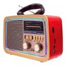 Radio Bluetooth Usb Tf com Lanterna Vermelho - Altomex - 3