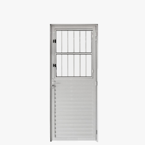 Porta Postigo Aluminio Branco 2.10 X 0.80 Lado Direito - Hale