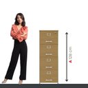 Ver imagem 6 de Arquivo de Madeira 4 Gavetas Of04gp25