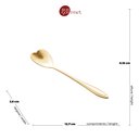 Ver imagem 4 de Cj 4 Colheres Aço Inox para Chá Heart Dourado Wolff