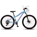 Ver imagem 1 de Bicicleta Colli Eudora 21M Aro 29 Azul Champanhe/Rosa Neon