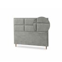 Ver imagem 5 de Cabeceira para Cama Casal Estofada 1,38 ,Mts Alice Vilajo: Suede Camurça