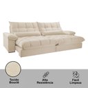 Ver imagem 6 de Sofá Liz 02 Módulos de 80cm Br 25cm Meu Sofá Online