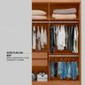 Guarda Roupa Casal 6 Portas Venice Amendola Touch/off White - Demóbile - 3