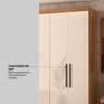 Guarda Roupa Casal 6 Portas Venice Amendola Touch/off White - Demóbile - 2