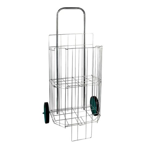 Carrinho de Compras Dobrável com Rodízio 33x43cm