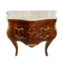 Ver imagem 4 de Cômoda Clássica com Tampo em Mármore 76x88x45 Ideal para Sala Quarto Hall