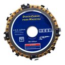 Ver imagem 1 de Kit 4 Discos Esmerilhadeira com Corrente para Madeira 4,5" 115mm