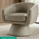 Ver imagem 2 de Poltrona Decorativa Cave Base Giratoria Corano Tca 211 Moll