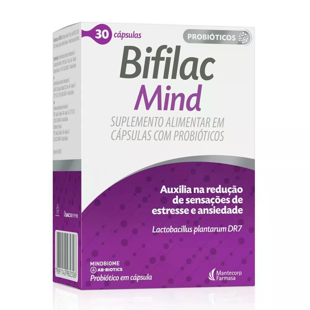 Suplemento Alimentar de Probióticos Bifilac Mind Cápsulas