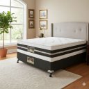 Ver imagem 1 de Cama Box Casal Castor Silver Star Air Double Face Tecnopedic 138x188x61 + Box Castor