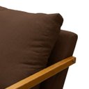 Ver imagem 7 de Conjunto 2 Poltronas Decorativa Mona Luxo Sala de Estar e Decoração:marrom