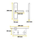 Ver imagem 2 de Fechadura Inteligente Imab D200 com Gateway Preto