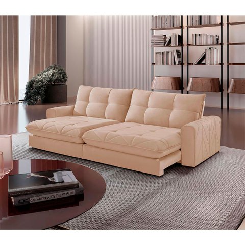 Sofá Firenze 02 Módulos de 100cm B25cm Meu Sofá Online