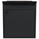 Ver imagem 3 de Tanque de Lavanderia 22 Lts + Gabinete Mdf Suspenso + Sifão Cor:pretocinza