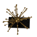 Ver mais imagens de Scultura Decorativa Abstrata em Aço Dourado 25 x 25 x 25 cm