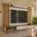 Ver imagem 2 de Home Painel Ripado Suspenso 2 Portas de Correr Nature/off White Peternella