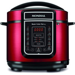 Panela de Pressão Elétrica Mondial Master Cooker Red 5l 110v - 1