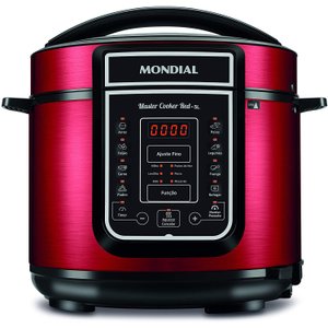 Panela de Pressão Elétrica Mondial Master Cooker Red 5l 110v