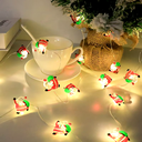 Ver imagem 5 de Kit 5 Cordão Luminoso Natalino 1 Metro Led 10 Mini Noel Taschibra