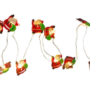 Ver imagem 1 de Kit 5 Cordão Luminoso Natalino 1 Metro Led 10 Mini Noel Taschibra