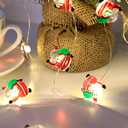 Ver imagem 2 de Kit 5 Cordão Luminoso Natalino 1 Metro Led 10 Mini Noel Taschibra