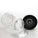 Ver imagem 3 de Kit 12 Moedores de Sal e Pimenta Lyor 170ml Vidro Moinho de Cerâmica e Tampa Plástica Preta