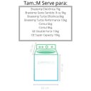 Ver imagem 2 de Capa Flanelada Máquina de Lavar para Diversas Marcas - M