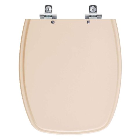 Assento Sanitário Soft Close Primula Plus Salmao para Vaso Fiori