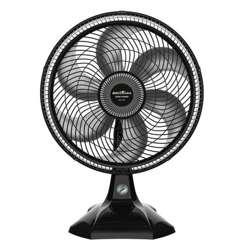 Ventilador 2 em 1 Britânia Bvt400 40cm com 6 Pás 3 Velocidades Preto 127v