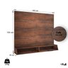 Painel de Parede Rack para Tv com Nicho Quarto Sala Café - 4
