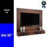 Painel de Parede Rack para Tv com Nicho Quarto Sala Café - 3