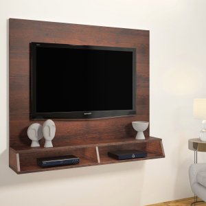 Painel de Parede Rack para Tv com Nicho Quarto Sala Café