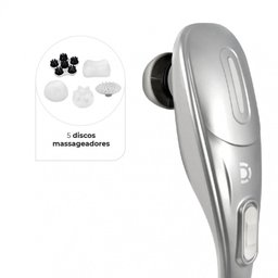 Massageador Corporal Hammer com 5 Discos Massageadores Dellamed - 2